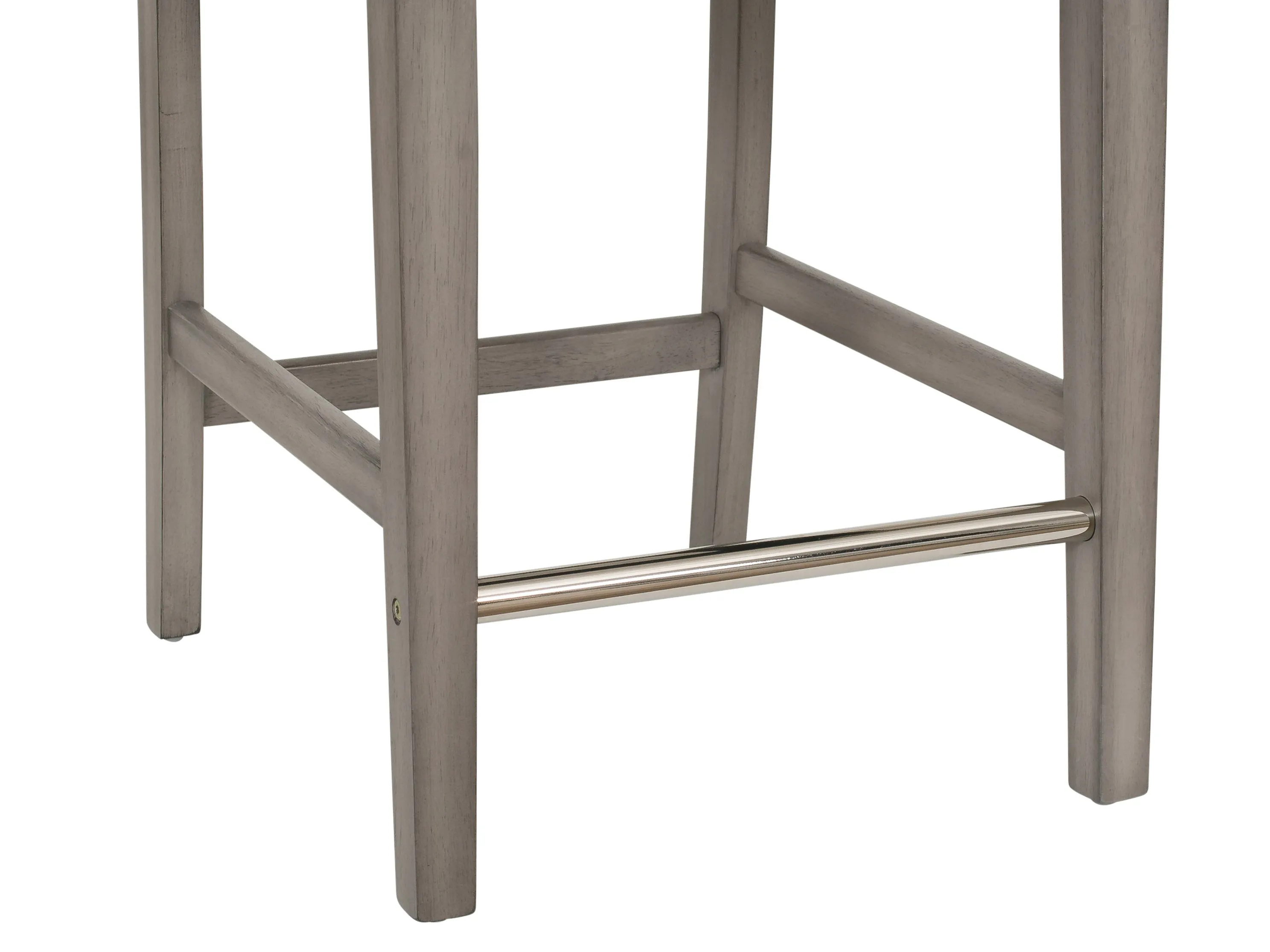 Black Vegan Leather Counter Height Stool