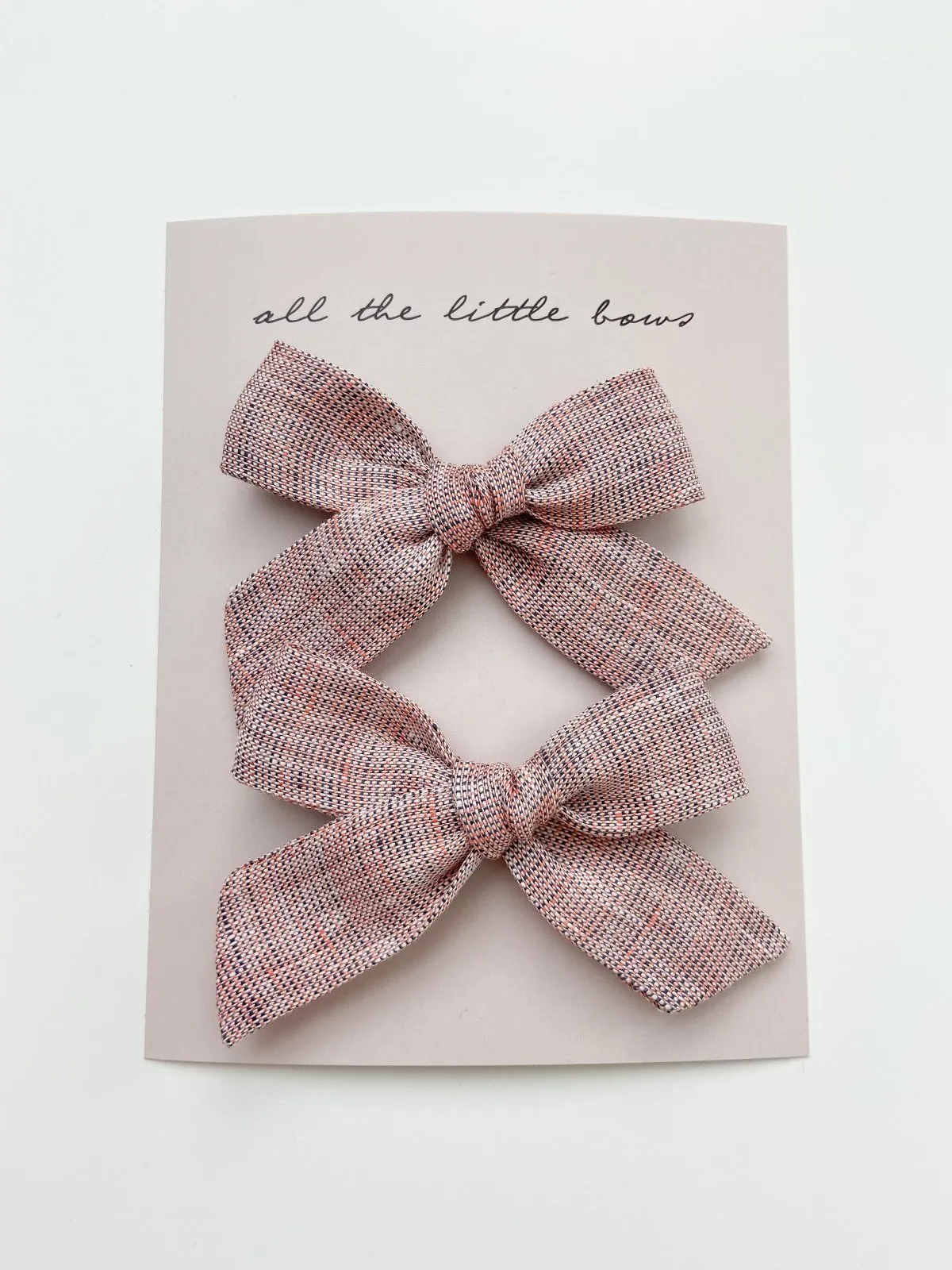 Classic Knot Bow | Monarch Gray - Alligator Clip