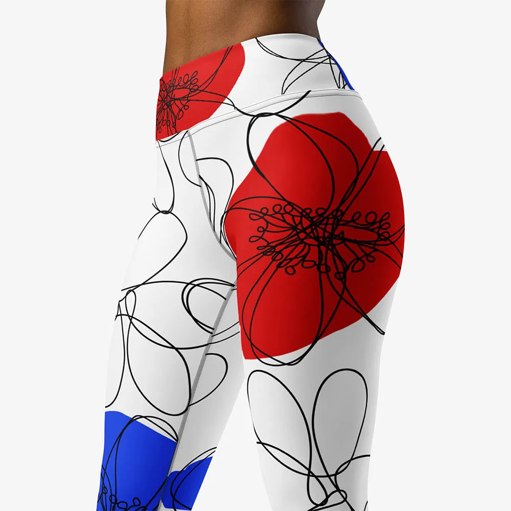 Floral Leggings "Daisy Doodles"