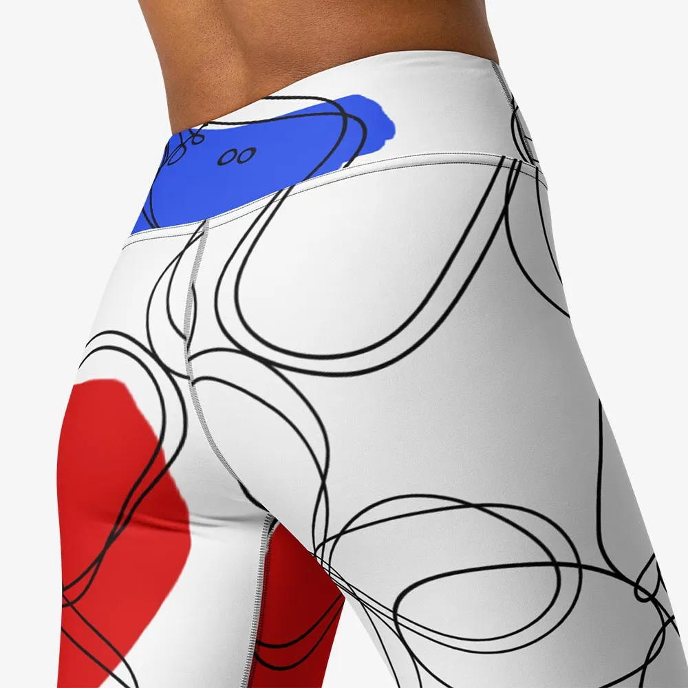 Floral Leggings "Daisy Doodles"
