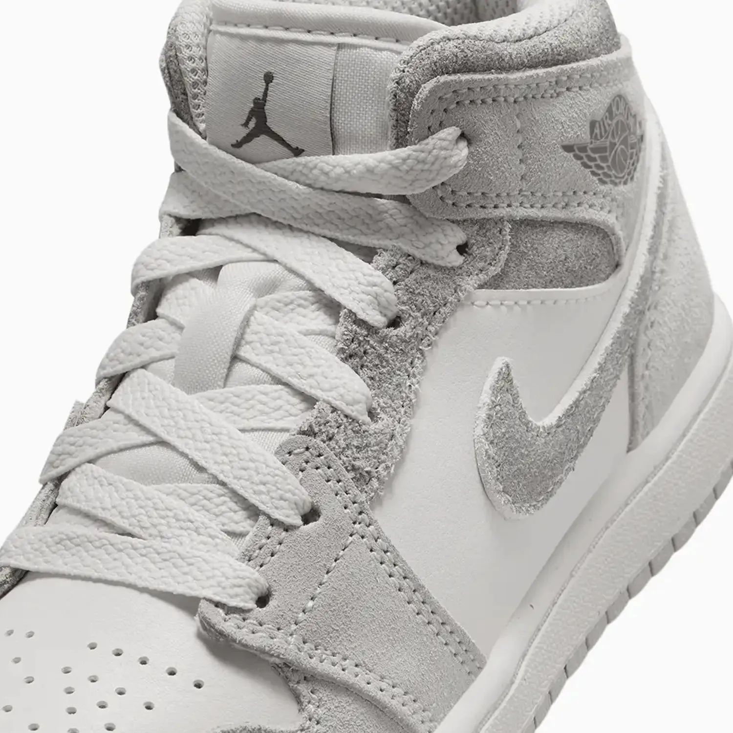 Kid's Jordan 1 Mid SE "Neutral Grey" Pre School