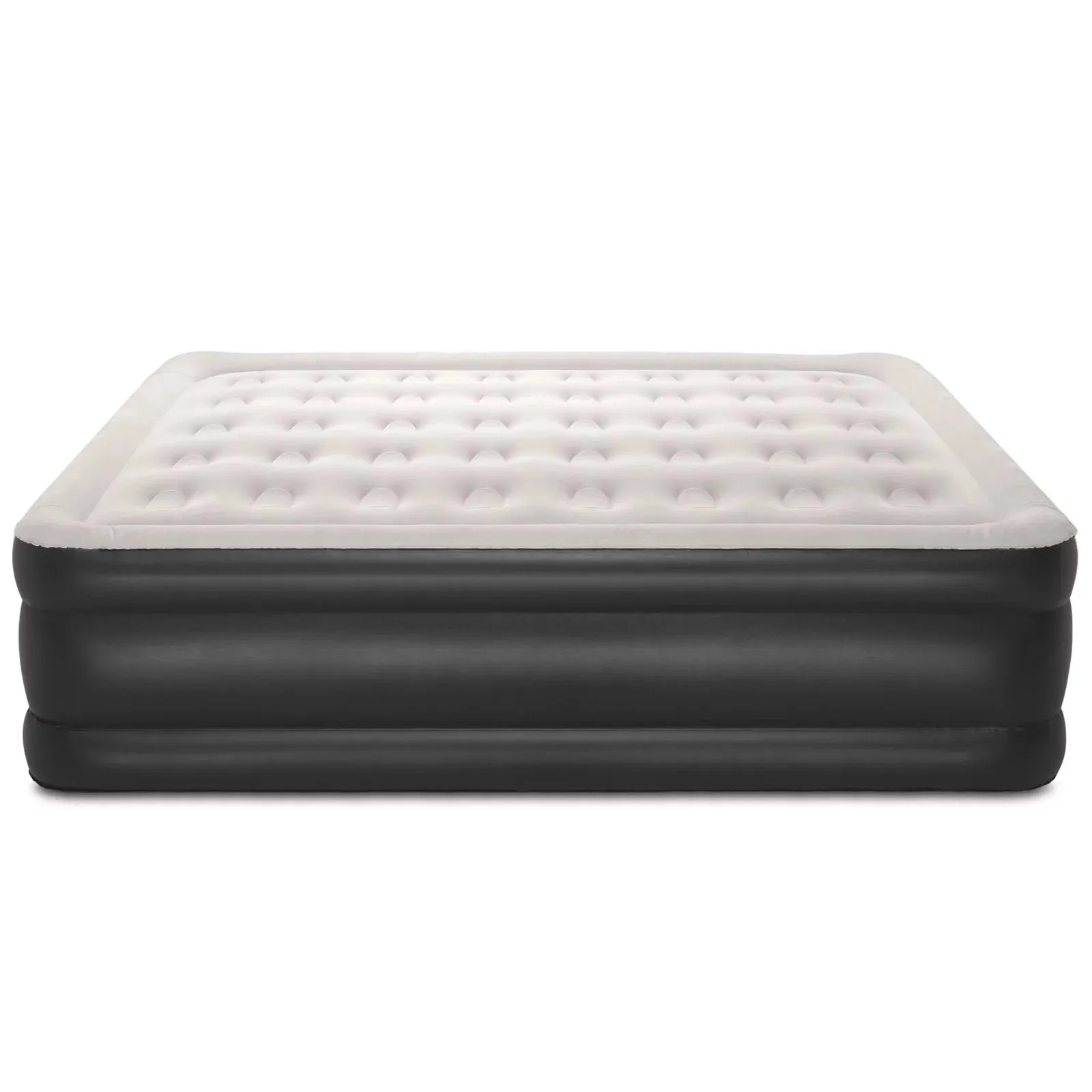 Ophanie 18 Inch High Air Mattress Queen with Built in Pump, Elevated Quick Inflation/Deflation Inflatable Beds, High Durability Blow Up Mattresses for Camping, Indoor Colchon, Guests Air Bed, Black