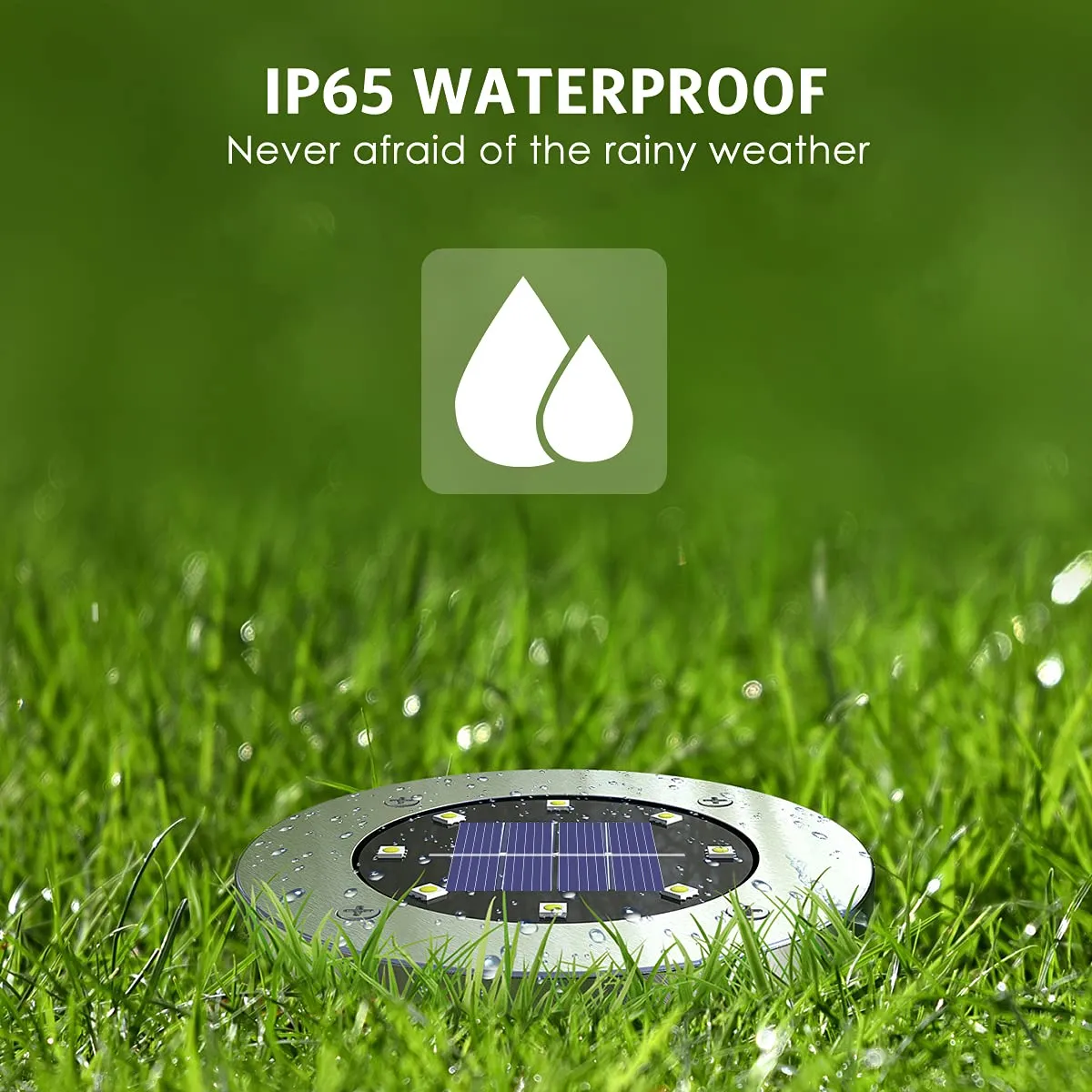 OULONGER Solar Lights Outdoor,12 Pack Solar Lights Outdoor Waterproof,Solar Garden Lights Landscape Lighting for Outside Patio Pathway Yard Lawn Driveway Deck Step Walkway(White Light)