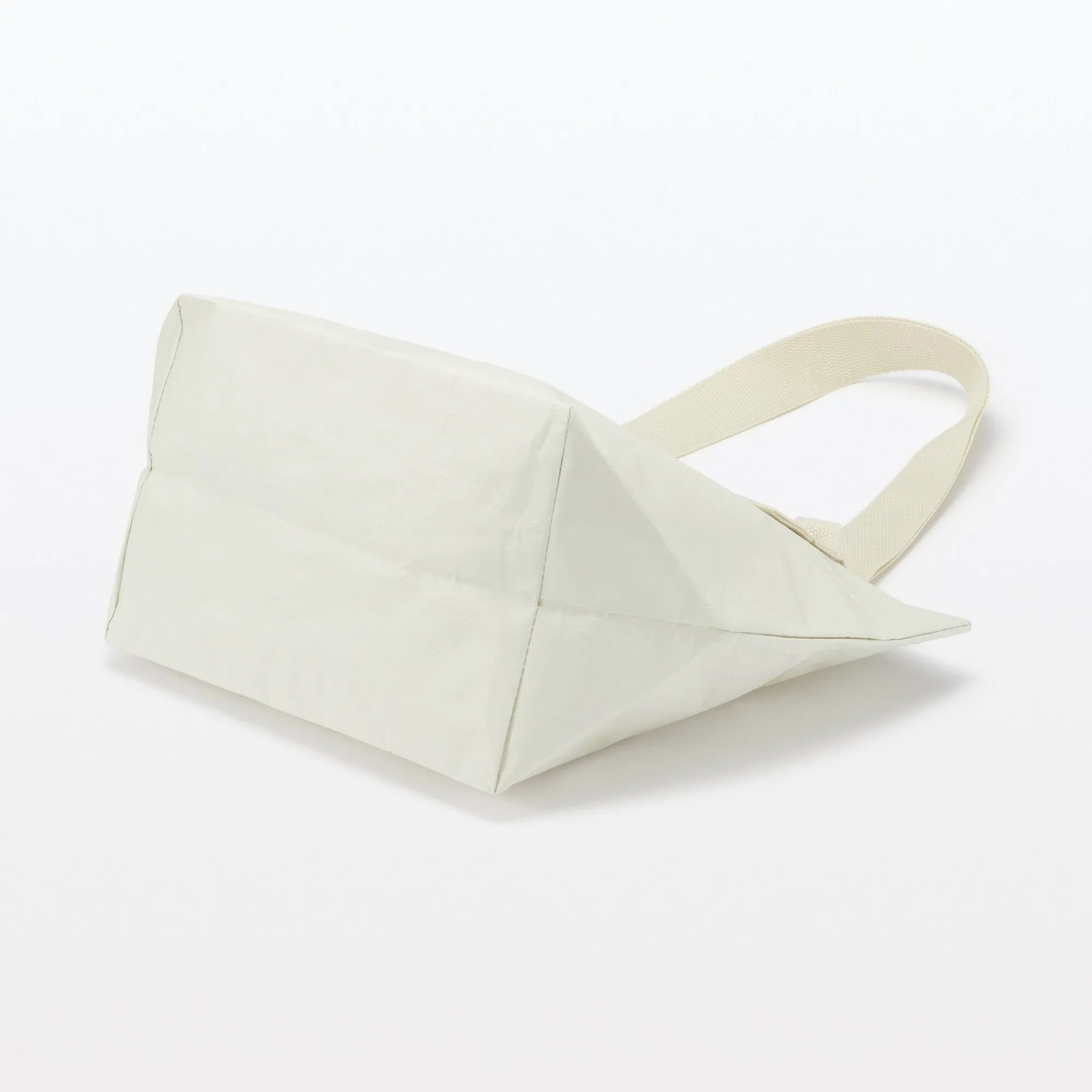 Polypropylene Sheet Mini Tote - Light Beige