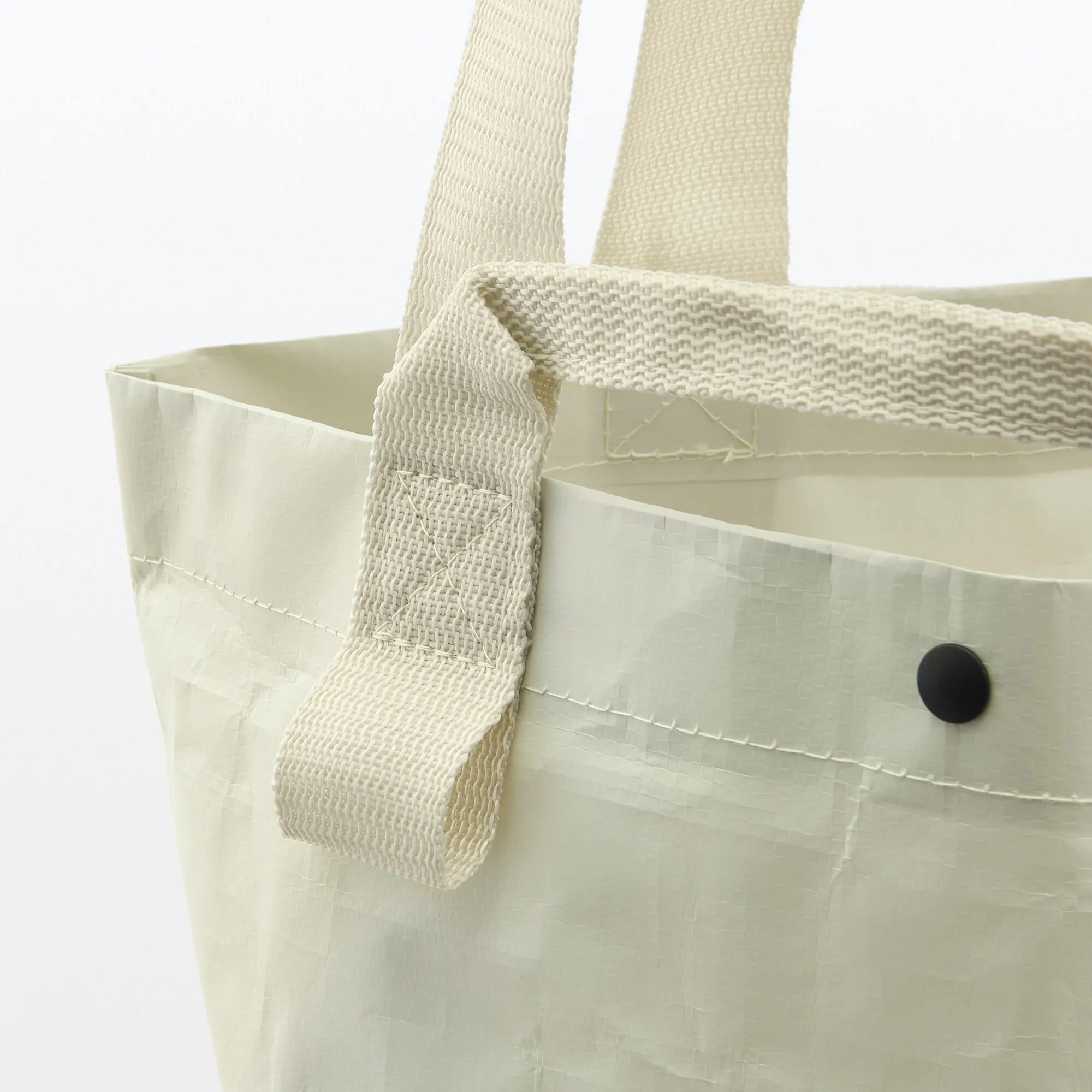 Polypropylene Sheet Mini Tote - Light Beige