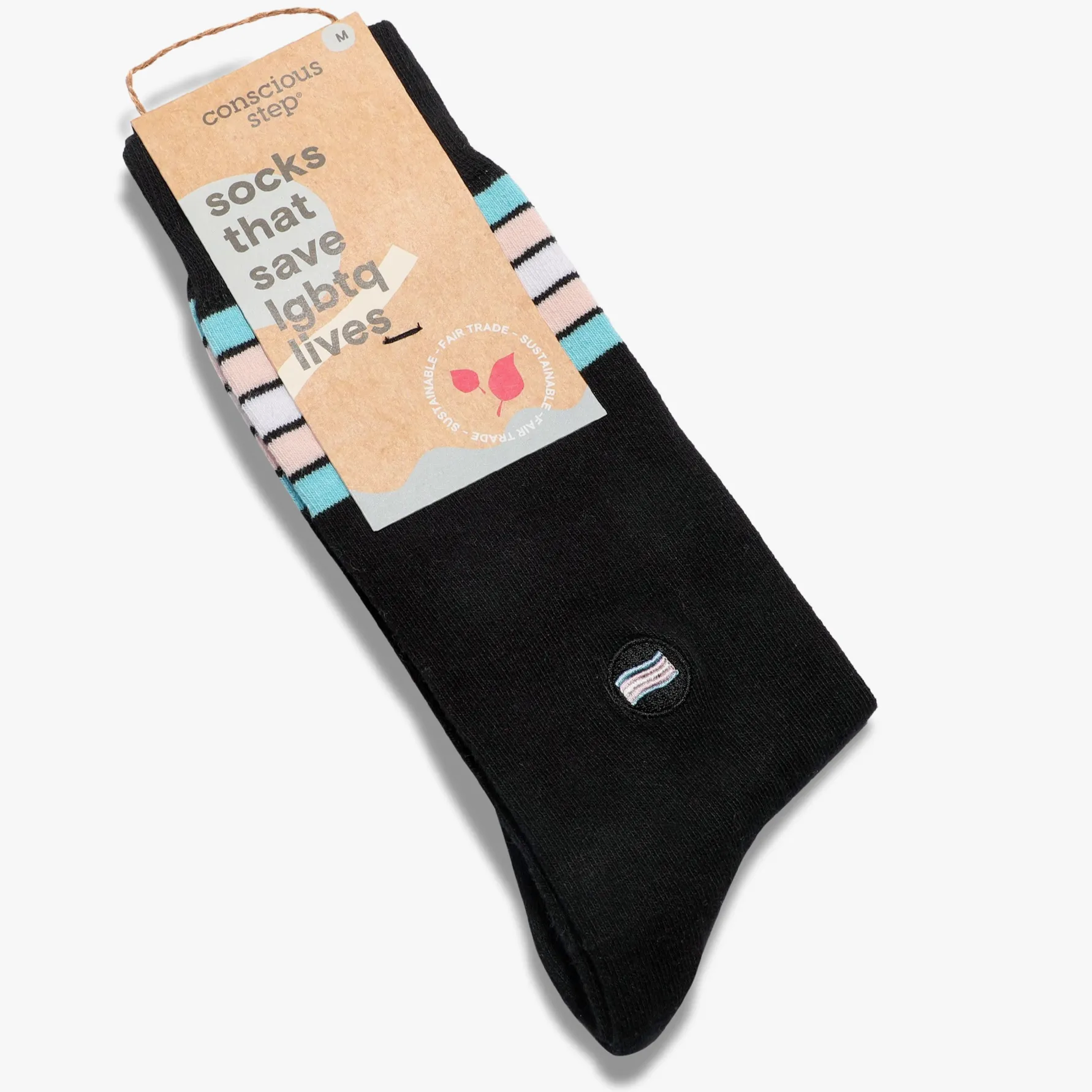 Socks That Save Lgbtq  Lives - Transgender Pride Stripes