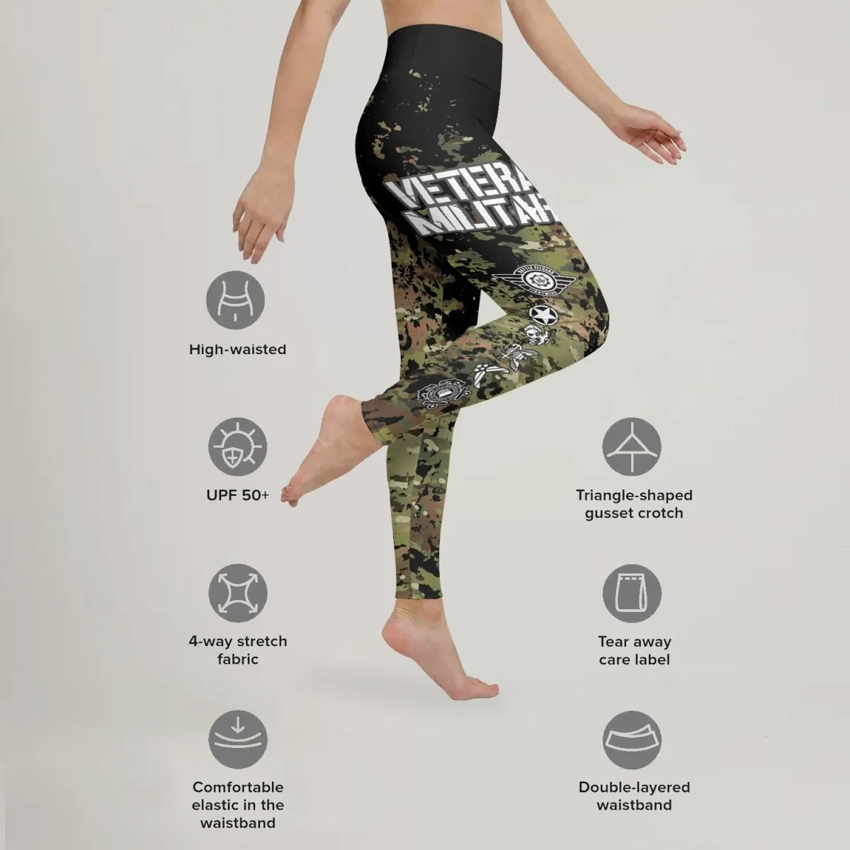 Veteran Air Force Camouflage Leggings